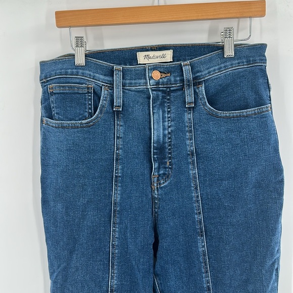 Madewell Skinny Flare‎ Jeans in Sevier Wash: Seamed Edition 29 - Picture 5 of 8
